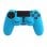 Custodia in silicone FR-TEC + impugnature blu per PS4