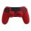 Coque en silicone FR-TEC + Grips Rouge pour PS4