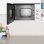 Balay 3CP5002B0 Microondas Integrable 20L 800W Cristal Blanco