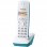 Panasonic KX-TG1611 Teléfono Inalámbrico Blanco/Turquesa