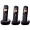 Panasonic KX-TGB213 Trío Telefone Fixo Sem Fios Preto