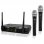 Pyle PDWM3375 Sistema Microfones Sem Fios de Mão UHF 2 Canais