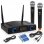 Pyle PDWM2950 Sistema de Micrófonos de Mano Inalámbricos UHF