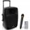 Pyle PSBT125A Altavoz Portátil Bluetooth de Karaoke 1200W con Micrófono Inalámbrico