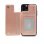 Nueboo Wallex Funda de Piel Rosa Dorado para iPhone 11 Pro Max