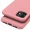 Avizar Funda de Silicona Semirrígida Mate Suave Rosa para iPhone 11