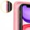 Avizar Funda de Silicona Semirrígida Mate Suave Rosa para iPhone 11