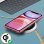 Avizar Funda de Silicona Semirrígida Mate Suave Rosa para iPhone 11