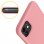 Avizar Funda de Silicona Semirrígida Mate Suave Rosa para iPhone 11