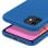Avizar Capa de Silicone Semirrígida Mate Suave Azul para iPhone 11
