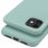 Avizar Funda de Silicona Semirrígida Mate Suave Verde para iPhone 11