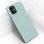 Avizar Funda de Silicona Semirrígida Mate Suave Verde para iPhone 11