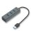 Hub USB i-Tec 3.0 4 Ports Grau Überspannungsschutz Plug & Play