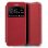 Cool Funda Flip Cover Liso Roja para Samsung Galaxy A50/A30s