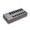 Concentrador USB i-tec 7 puertos USB 3.0 aluminio, carga rápida, alimentación 36W, gris