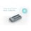 Concentrador USB i-tec 7 puertos USB 3.0 aluminio, carga rápida, alimentación 36W, gris