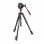Manfrotto MVK500190XV Trípode de Aluminio para Vídeo con Rótula Fluida