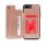 Nueboo Wallex Funda de Piel Rosa Dorado para iPhone 7/8 Plus