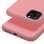 Avizar Funda de Silicona Semirrígida Mate Suave Rosa para iPhone 11 Pro