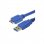 3Go Cable USB AM a Micro USB M Tipo B 2m Azul
