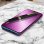 Avizar Funda Tapa Translúcida Efecto Espejo Violeta para OnePlus 7T