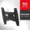 One For All WM 4221 Support TV mural inclinable 19"/42" Vesa 200X200 Max 50Kg