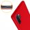 Avizar Funda de Silicona Semirrígida Mate Suave Roja para Samsung Galaxy Note 10 Plus