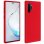 Avizar Funda de Silicona Semirrígida Mate Suave Roja para Samsung Galaxy Note 10 Plus