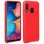 Avizar Funda de Silicona Semirrígida Suave Roja para Samsung Galaxy A20e