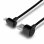 Nueboo Cable Acodado Lightning  8 Pin Negro 1m