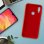Avizar Funda de Silicona Semirrígida Mate Suave Roja para Xiaomi Redmi Note 7