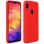 Avizar Funda de Silicona Semirrígida Mate Suave Roja para Xiaomi Redmi Note 7