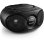 Rádio CD Philips AZ215S/12 Boombox 3W RMS CD Rádio FM Portátil Preto