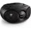 Rádio CD Philips AZ215S/12 Boombox 3W RMS CD Rádio FM Portátil Preto