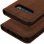 Avizar Funda Cartera con Función Soporte Marrón Oscuro para Samsung Galaxy S10 Plus