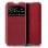 Étui Cool Flip Cover Rouge Uni pour Samsung Galaxy A71