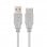 Nanocable Cable Prolongador USB 2.0 Tipo A Macho/Hembra 1m Beige
