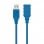 Nanocable USB 3.0-Verlängerungskabel, Stecker/Buchse, 2 m, Blau