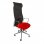 Spacio Vesta Style Sillón de Oficina con Respaldo Alto de Malla Rojo