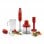 Smeg HBF02RDEU Batidora de Mano 700W Roja