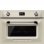 Smeg Victoria SF4920MCP Horno Microondas Compacto 40L Crema