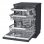 LG DF415HMS Lavavajillas Capacidad 14 Cubiertos A+++ Acero Negro