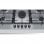 Bosch Serie 6 PCR9A5B90 Placa de Gas 5 Zonas 90cm Acero Inoxidable