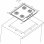 Candy Timeless CHG6BR4WX Stainless steel Da incasso Gas 4 Fornello(i)