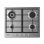 Candy Timeless CHG6BR4WX Stainless steel Da incasso Gas 4 Fornello(i)