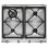 Smeg Victoria SR964XGH Placa de Gas 4 Zonas 60cm Inox