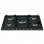 Plaque de cuisson à gaz Smeg SR775AO 5 zones 70 cm Anthracite