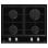 Teka GZC 64300 Placa de Gas Natural 4 Zonas Cristal Negro
