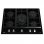 Teka GZC 75330 Placa de Gas Butano 4 Zonas 70cm Cristal Negro