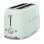 Vintage broodrooster Smeg TSF02PGEU 2 lange sleuven 1500 W 6 bruiningsstanden Watergroen